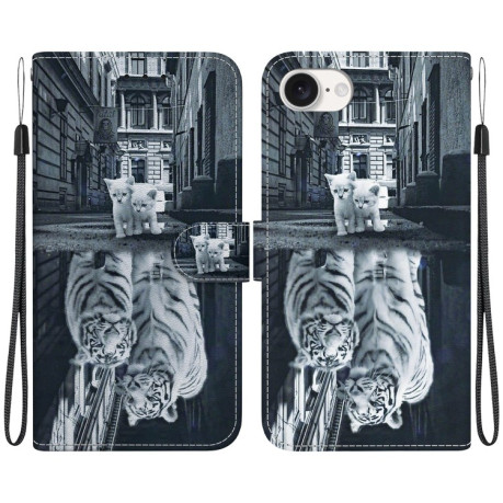Чехол-книжка Colored Drawing Series на iPhone 16e - разноцветный