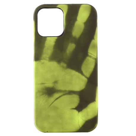 Термочехол Paste Skin PC Thermal Sensor на iPhone 12 Mini (Черный в зеленый)
