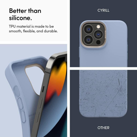 Оригинальный чехол Spigen Cyrill Color Brick для iPhone 13 Pro Max - Sky
