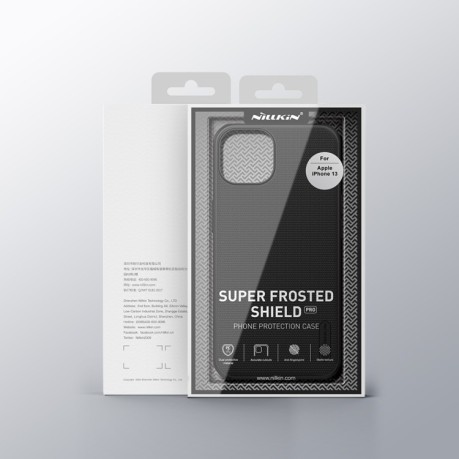 Чохол NILLKIN Frosted Shield для iPhone 14/13 - чорний