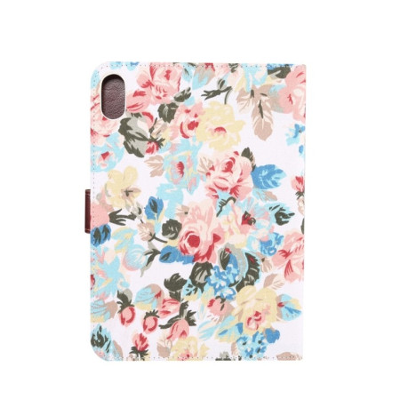 Чохол-книга Flower Cloth Texture на iPad mini 6 - білий