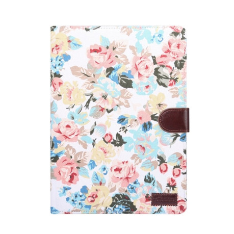 Чехол-книжка Flower Cloth Texture на iPad Pro 11 2021/ Air 10.9 2022/2020 - белый
