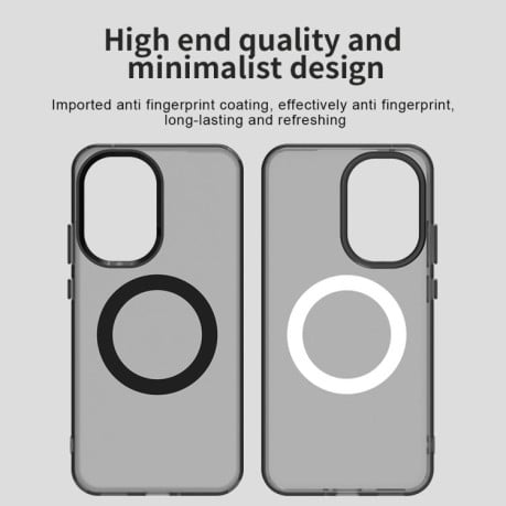 Противоударный чехол MagSafe Holder PC Hybrid на Xiaomi Poco F7 - черный