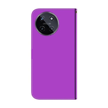 Чехол-книжка Imitated Mirror для Realme 11 4G Global - фиолетовый