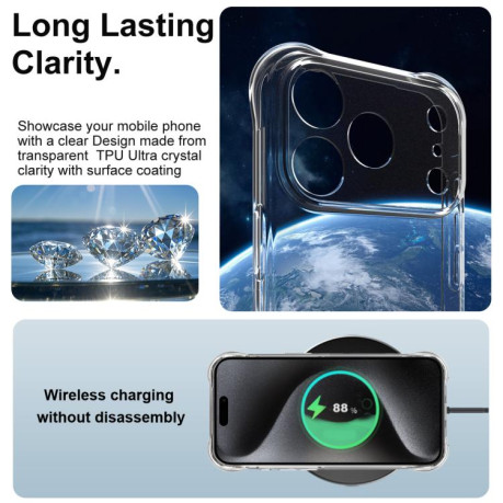 Чехол imak Shockproof Airbag для iPhone 17 Pro - прозрачный