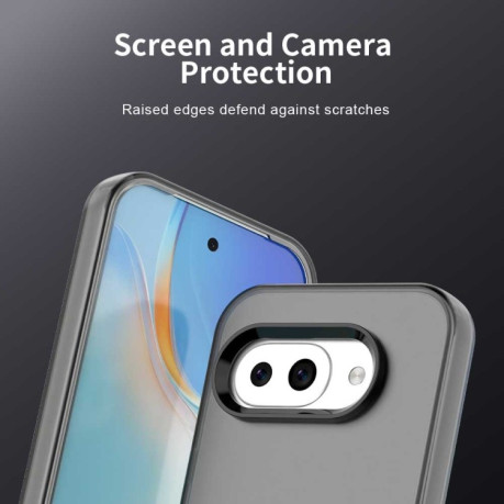 Противоударный чехол Candy Series для Google Pixel 9a - черный