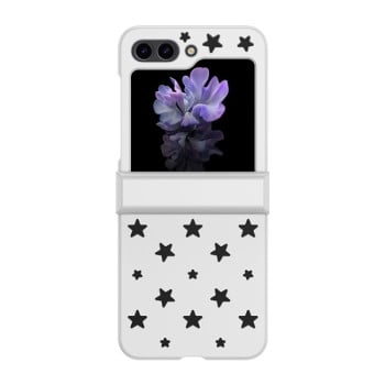 Протиударний чохол Star Pattern Skin Feel для Samsung Galaxy Flip 5 - білий