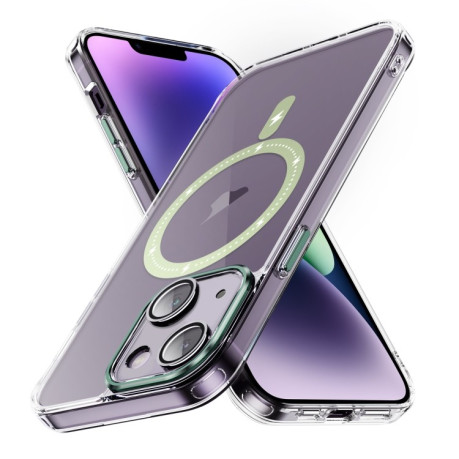 Чохол Clear Case MagSafe Simple Magnetiс для iPhone 15 Plus - зелений