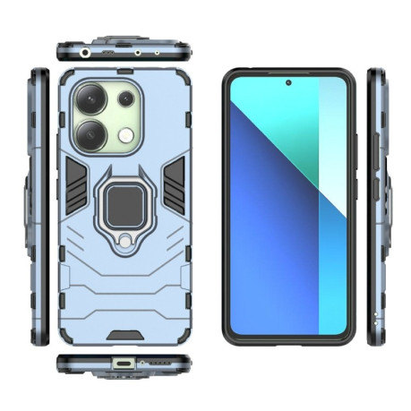 Протиударний чохол HMC 360 Degree Rotating Holder на Xiaomi Redmi Note 13 4G - синій