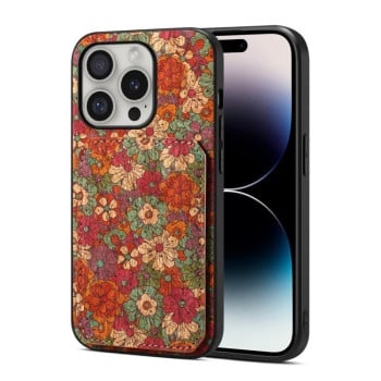 Противоударный чехол  Dual Card Slot Holder для iPhone 16 Pro - Summer Red