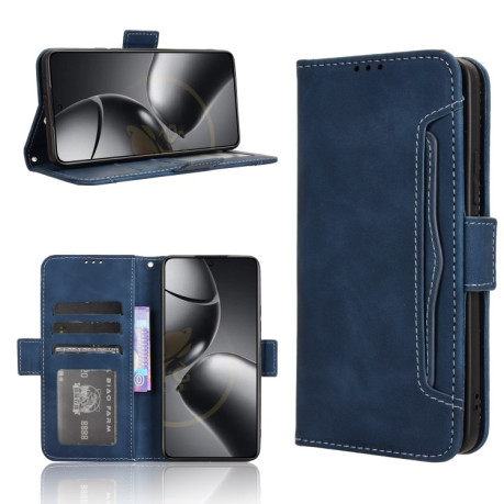 Чехол-книжка Skin Feel Calf на Xiaomi 14T Pro - синий
