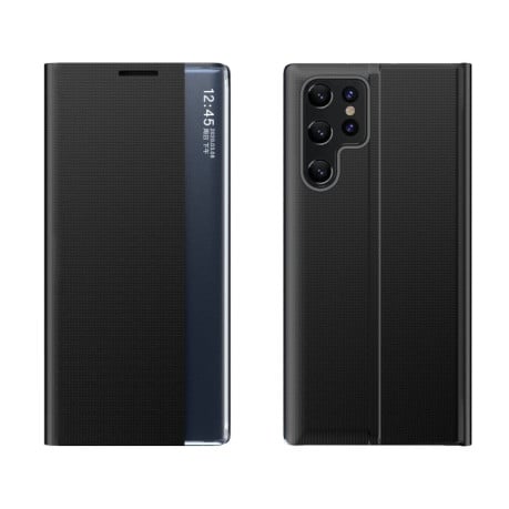 Чохол-книжка Clear View Standing Cover Samsung Galaxy S22 Ultra 5G - чорний