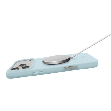 Оригінальний чохол Spigen Silicone Fit з MagSafe на iPhone 17 Pro Max - Blue