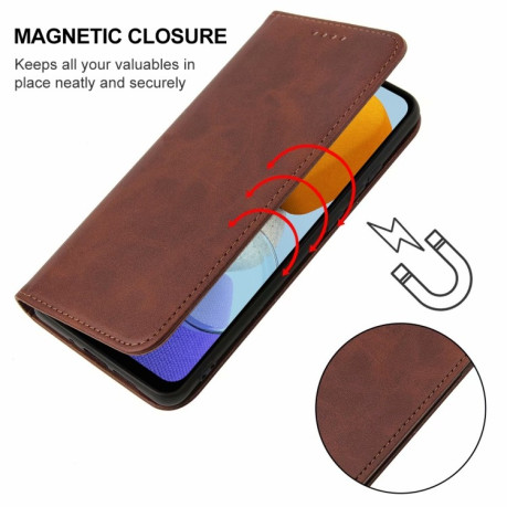 Чехол-книжка Magnetic Closure для Samsung Galaxy M23 5G  / F23  - коричневый