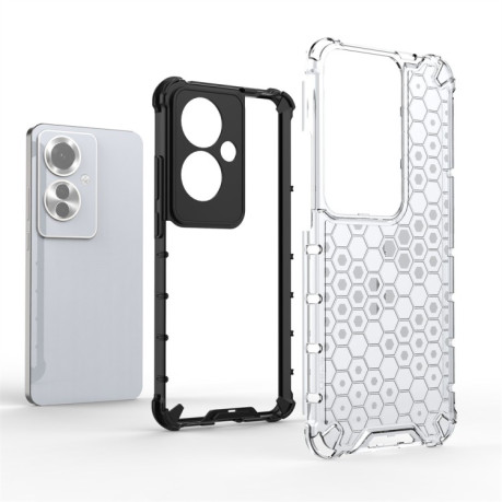 Противоударный чехол Honeycomb на OPPO Reno11 F - зеленый