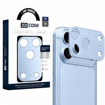 Металлическая защита линз камеры Xdcase на iPhone 18 Pro — синяя
