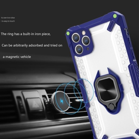 Противоударный чехол Matte with Ring Holder для iPhone 13 Pro - фиолетовый