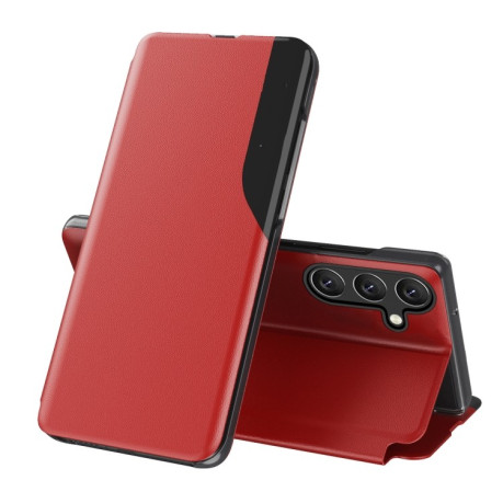 Чохол-книжка Clear View Standing Cover  для Samsung Galaxy A36 5G - червоний