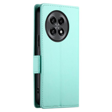 Чохол-книжка Side Buckle Magnetic Frosted Leather для OnePlus 13R/Ace 5/Ace 5 Pro - зелений