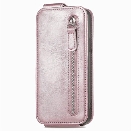 Флип-чехол Zipper Wallet Vertical для Google Pixel 8a - розовый