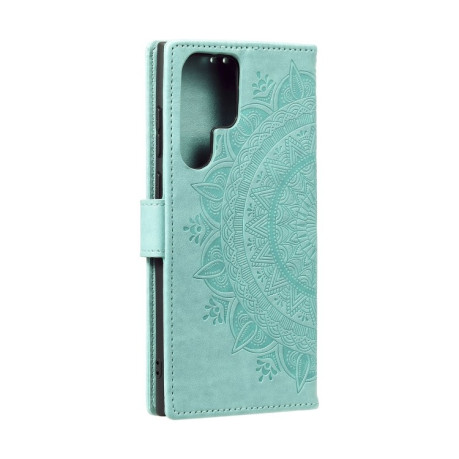 Чохол-книга Totem Flower для Samsung Galaxy S22 Ultra 5G - зелений