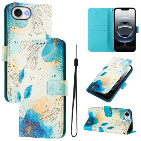 Чохол-книжка Colored Drawing Pattern для iPhone 16e - кольоровий