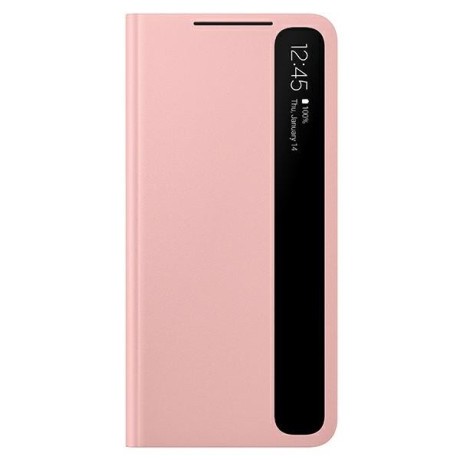 Оригінальний чохол-книжка Samsung Clear View Standing Cover Samsung Galaxy S21 Plus pink