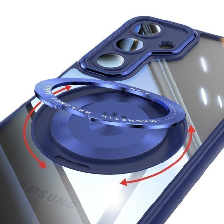Протиударний чохол MagSafe Acrylic Hybrid  для Samsung Galaxy S25+ 5G - синій