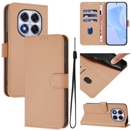 Чохол-книжка Skin Feel S-type для Xiaomi Redmi Note 14 Pro 5G/Poco X7 - Nude