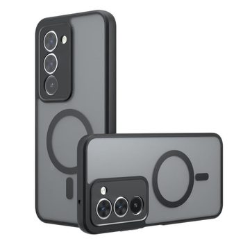 Чехол MagSafe Holder Armor гибрид на Xiaomi Redmi 15 5G / 4G EU 171mm - черный