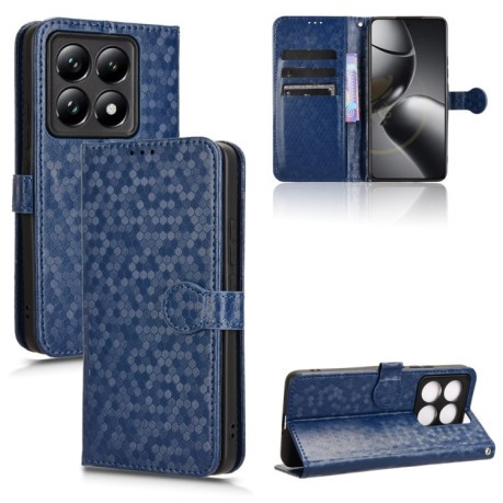 Чохол-книжка Honeycomb Dot для Xiaomi 14T - синій