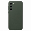 Оригинальный чехол Samsung Leather Cover для Samsung Galaxy S23 Plus - green