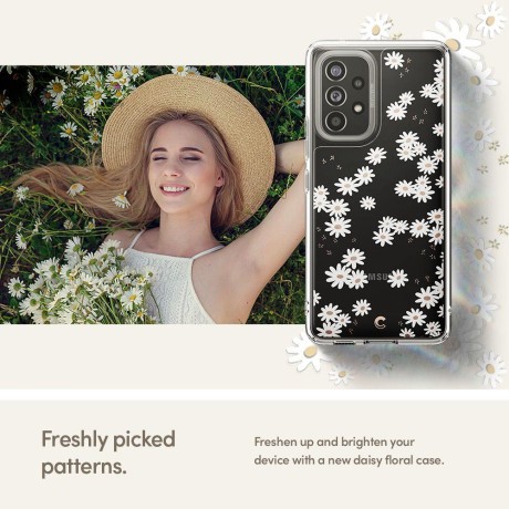 Оригинальный чехол Spigen CYRILL CECILE для Samsung Galaxy A53 5G - White Daisy