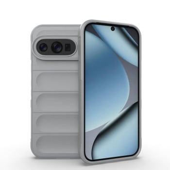 Силиконовый чехол Magic Flannel для Google Pixel 10 / 10 Pro 5G Global — серый