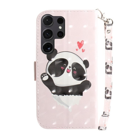 Чохол-книжка 3D Painting для Samsung Galaxy S25 Ultra 5G - Panda