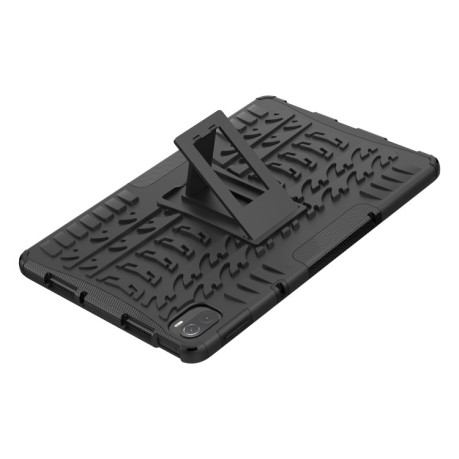 Противоударный чехол Tire Texture для Xiaomi Pad 5 / 5 Pro - черный