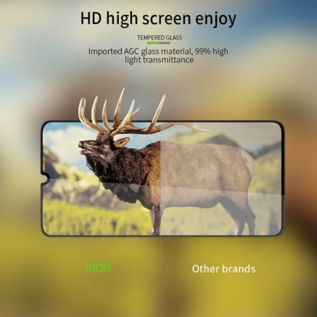 Защитное стекло MOFI 9H 3D Full Screen на Samsung Galaxy M15/F15 - черное
