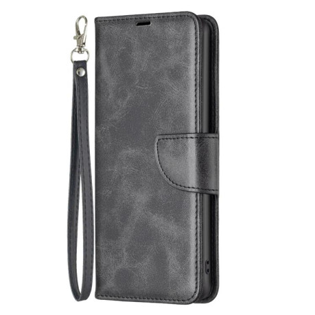 Чехол-книжка Retro Lambskin Textureдля Xiaomi Redmi Note 14 4G - черный