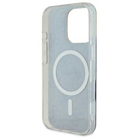 Оригінальний чохол Guess IML 4G MagSafe для iPhone 16 Pro Max - Black