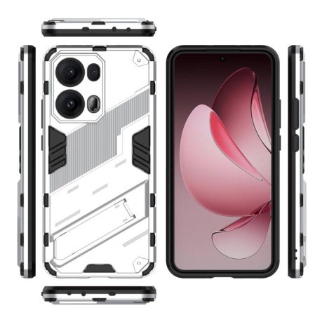 Противоударный чехол Punk Armor для OPPO Reno13 Pro 5G Global - белый