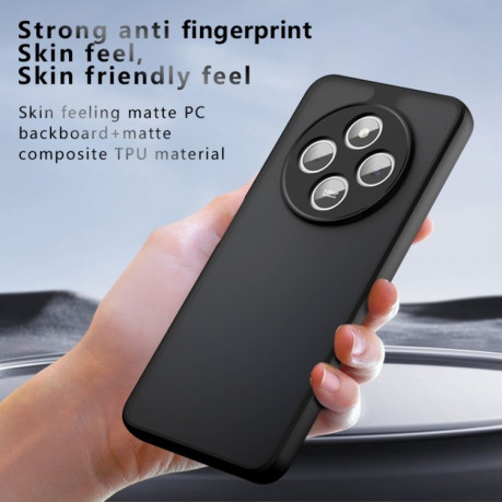 Противоударный чехол Armor Precise Hole PC Hybrid TPU для Xiaomi Redmi 14C 4G/Poco C75/Redmi A4 5G - черный