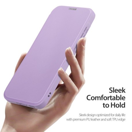 Чехол-книжка DUX DUCIS Skin X Pro Series на Samsung Galaxy A36 5G / A56 5G - фиолетовый