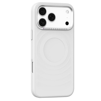 Магнітний чохол Mutural Ripple Series гібридний PC+TPU на iPhone 18 Pro Max — білий