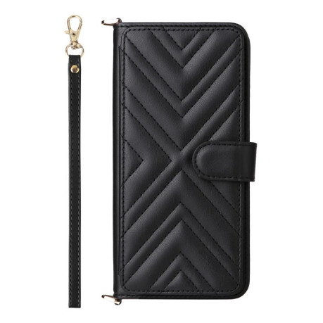 Чехол-книжка Multifunctional 6-Card Slots Leather на Realme GT 7 Pro - чорний