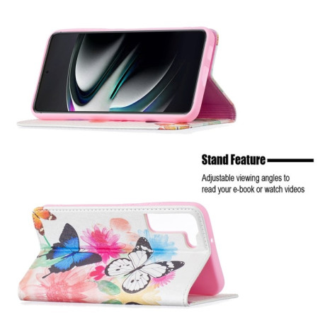 Чохол-книжка Colored Drawing Series Samsung Galaxy S22 Plus 5G - Two Butterflies
