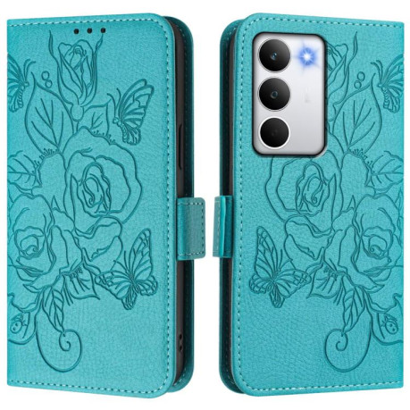 Чехол-книжка Magnetic RFID Anti-theft Leather для Realme C71 4G Global - голубой