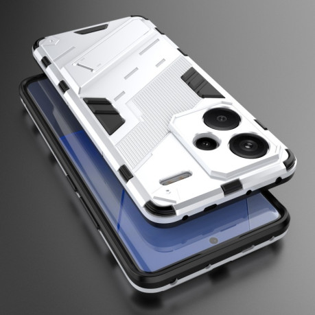 Противоударный чехол Punk Armor для Xiaomi Redmi Note 13 Pro 5G/Poco X6 5G - белый