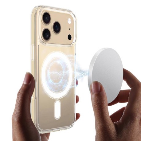 Чохол Clear Case з MagSafe гібрид на iPhone 17 Pro - прозорий