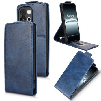 Чехол Magnetic Vertical Flip Leather для OnePlus 13T 5G - синий