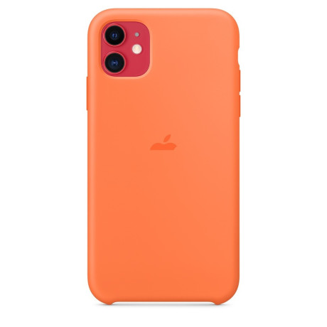 Силиконовый чехол Silicone Case Vitamin C на iPhone 11-премиальное качество